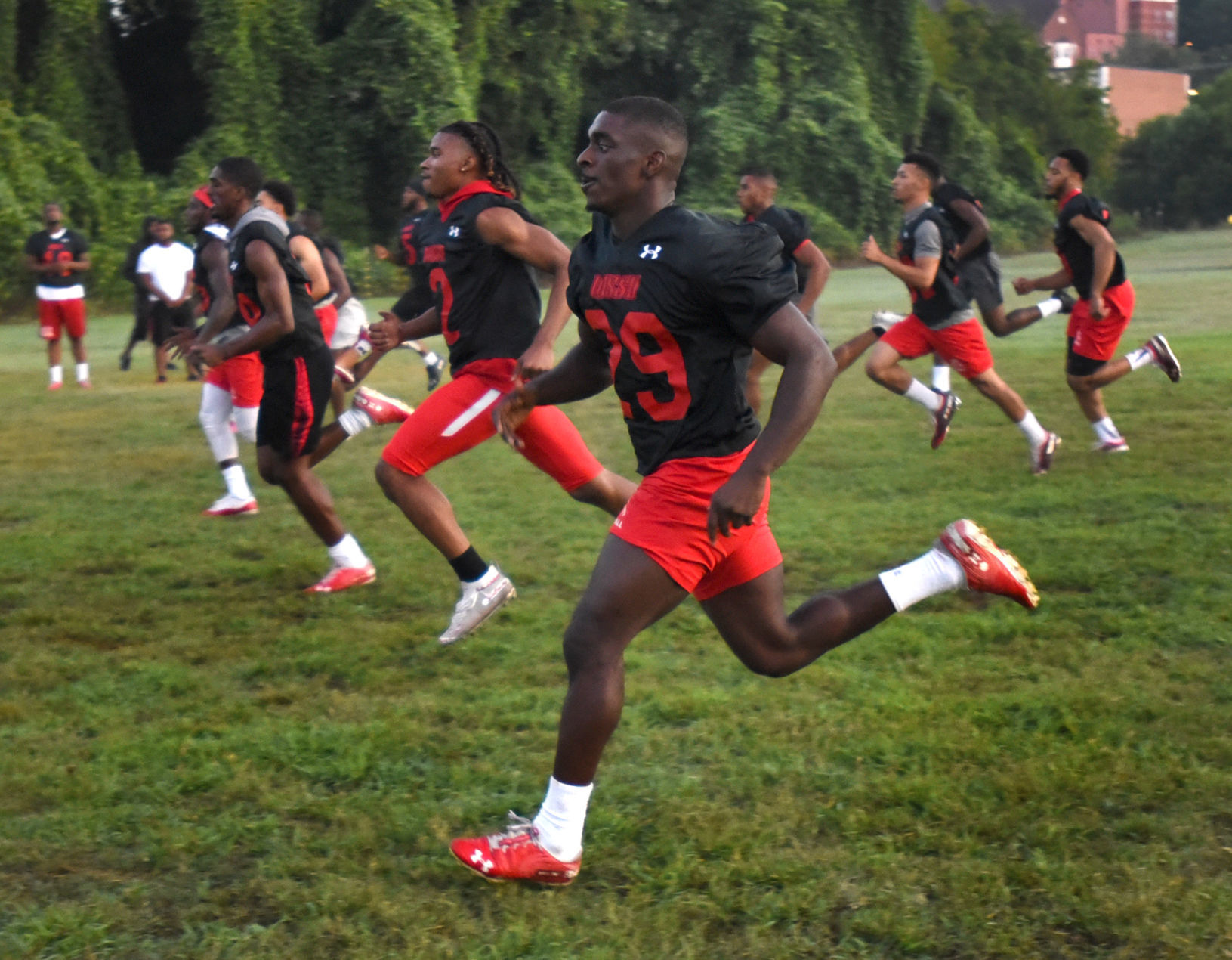 WSSU football first practice